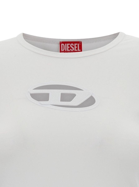Diesel White Cotton T-Shirt