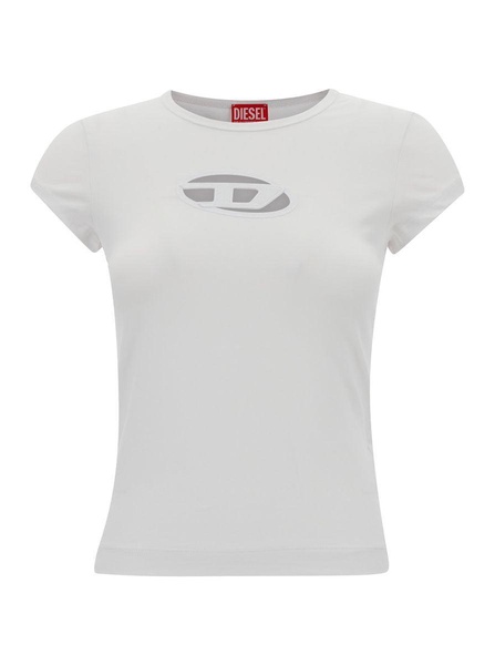 Diesel White Cotton T-Shirt