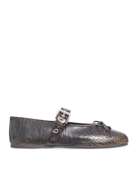 Miu Miu Women Leather Ballerinas