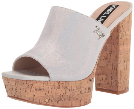 KARL LAGERFELD womens Hensley Plaform Sandal