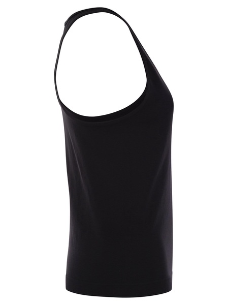 Logo Detailed Sleeveless Top