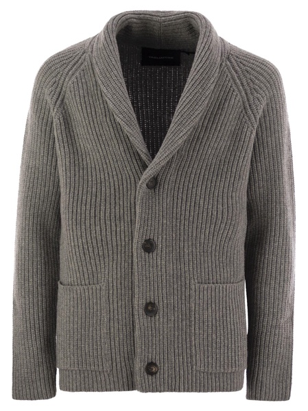 Ribbed Wool Cardigan
