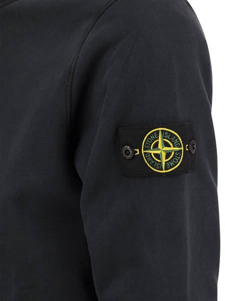Stone Island Men Crew-Neck Sweatshirt With Stone Island Badge