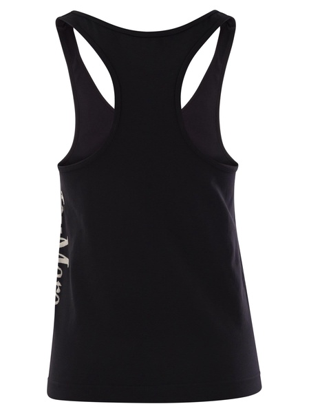Logo Detailed Sleeveless Top