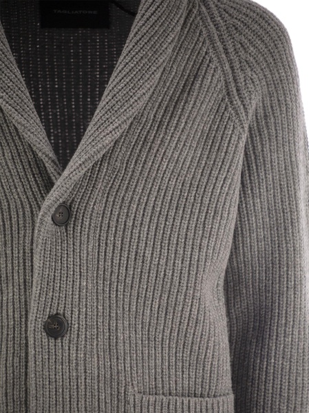 Ribbed Wool Cardigan