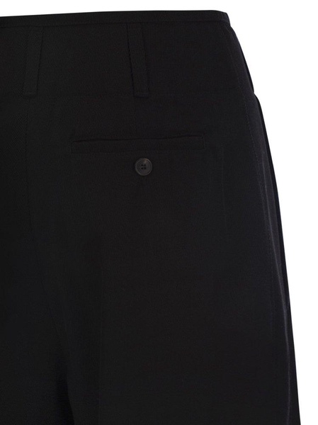 High Waist Straight Leg Trousers