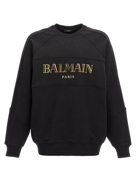 Vintage Balmain Embroidered Oversized Sweatshirt
