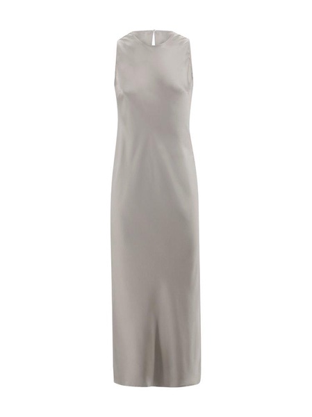 Satin Long Dress