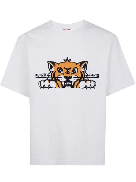 Paris Gots Happy Tiger Crewneck T-shirt