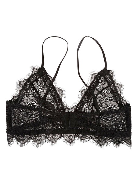 Triangle Cup Sheer Lace Bra