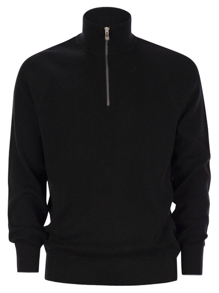 High Neck Knitted Jumper