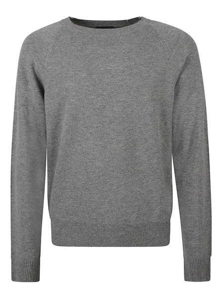 Logo Embroidered Knitted Jumper