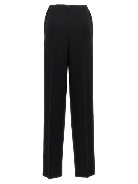 Amedea high-rise cady wide-leg pants 