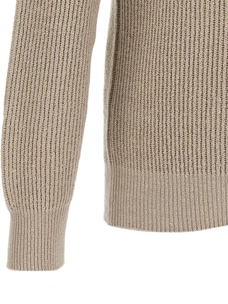 Ribbed Sweater Sweater, Cardigans Beige