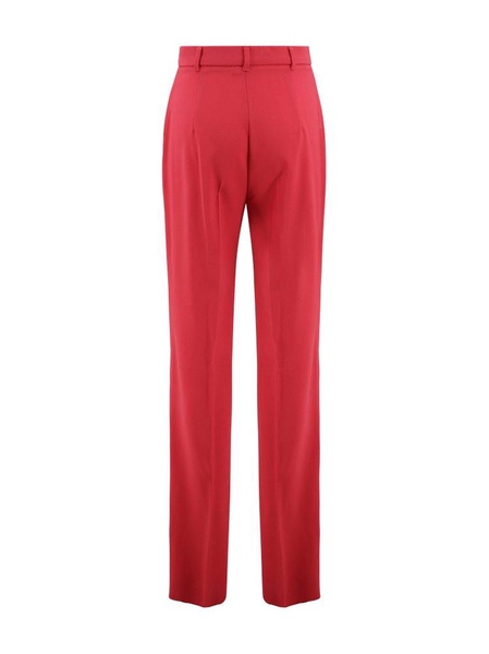 Wool Crepe Satin Trousers