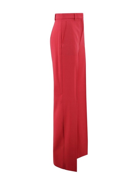 Wool Crepe Satin Trousers