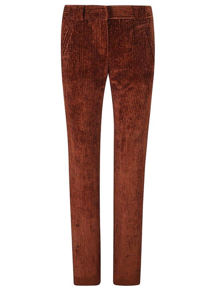 Ribbed Concealed Trousers