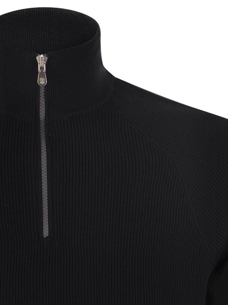 High Neck Knitted Jumper