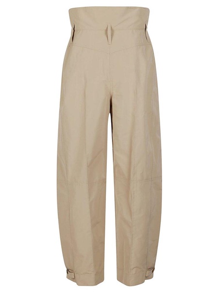 High-waisted Cargo Trousers