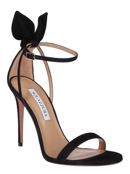 Bow Tie 105 suede sandals