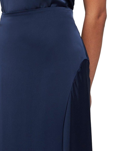 Aia Satin Midi Skirt