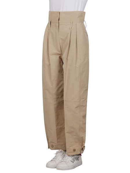 High-waisted Cargo Trousers