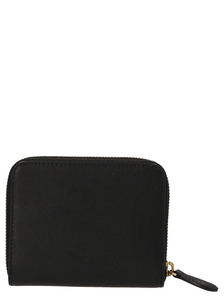 Leather Zip-around Wallet