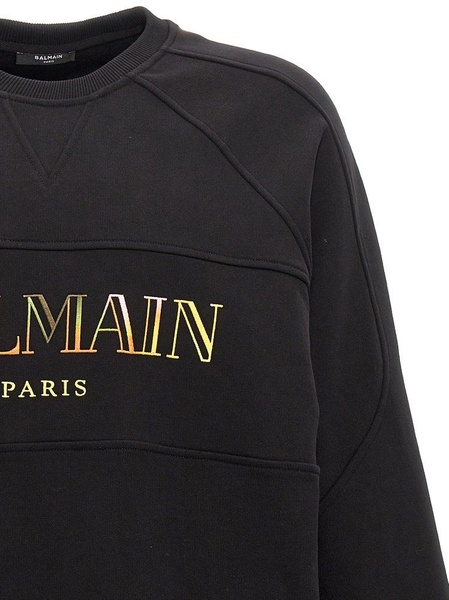 Vintage Balmain Embroidered Oversized Sweatshirt