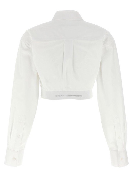 Cropped Shirt Shirt, Blouse White