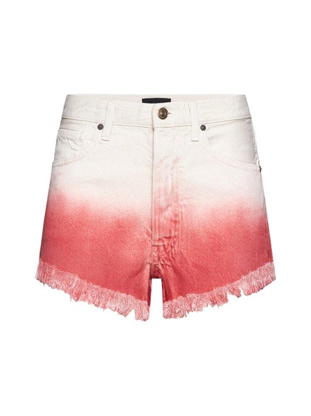 Two-tone Denim Shorts