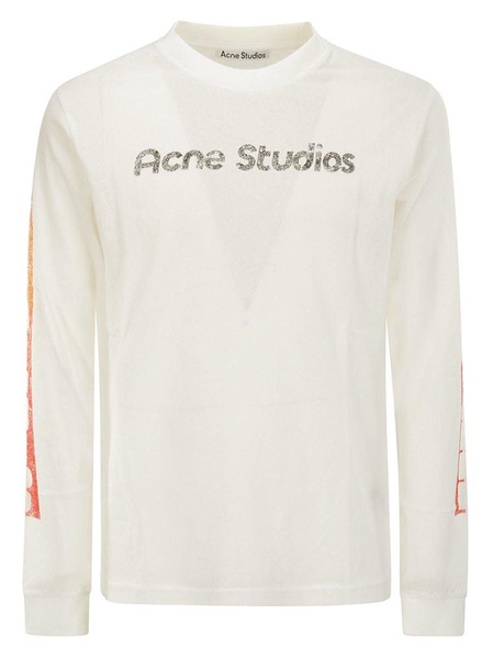 Logo Printed Long Sleeved T-shirt