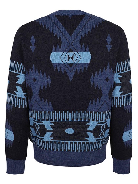 Icon Jacquard Crewneck Jumper