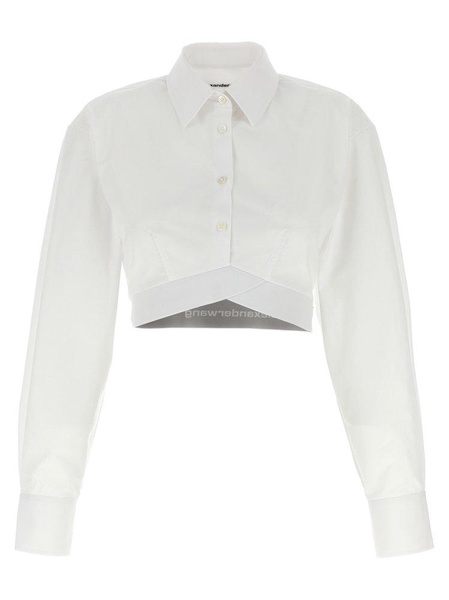 Cropped Shirt Shirt, Blouse White