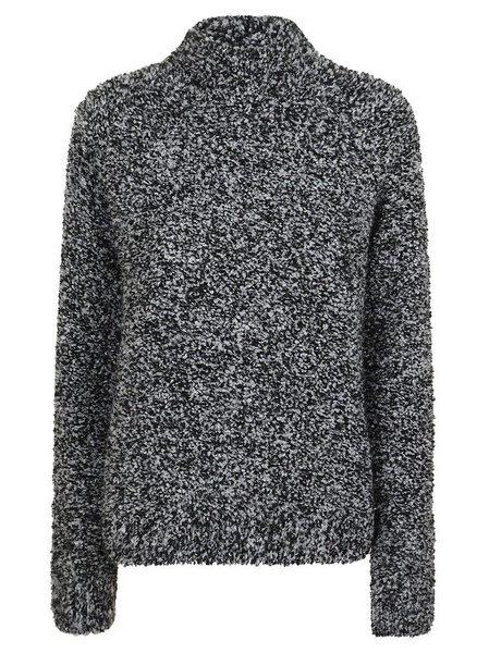 High Neck Long-sleeved Jumper