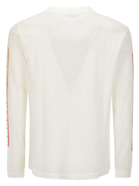 Logo Printed Long Sleeved T-shirt