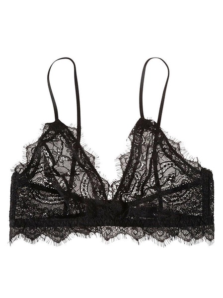 Triangle Cup Sheer Lace Bra