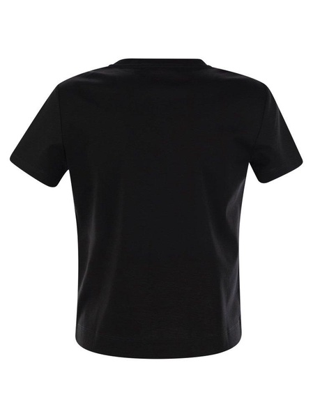 Logo Embroidered Crewneck T-shirt