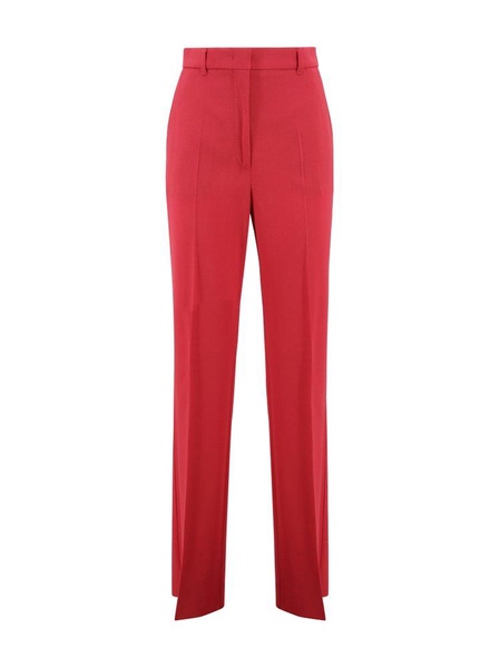 Wool Crepe Satin Trousers