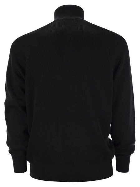 High Neck Knitted Jumper