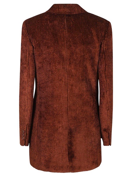 Ribbed Two-button Blazer