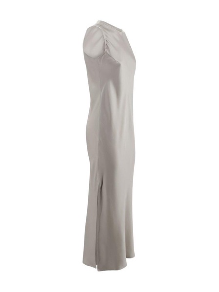 Satin Long Dress