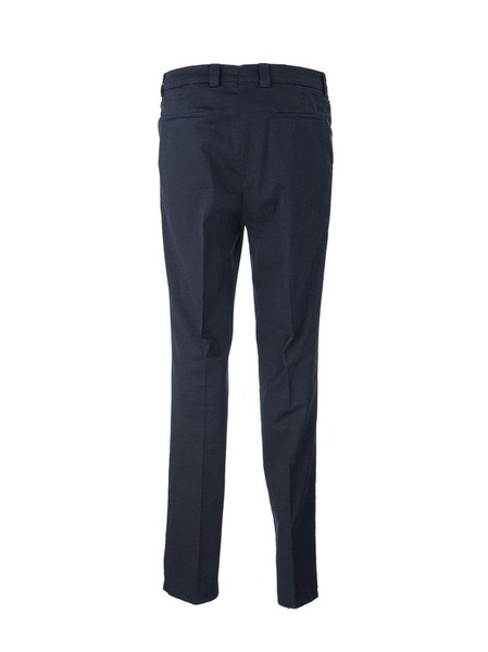 Garment-dyed Leisure Fit Trousers With Pleats