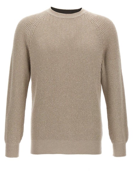 Ribbed Sweater Sweater, Cardigans Beige