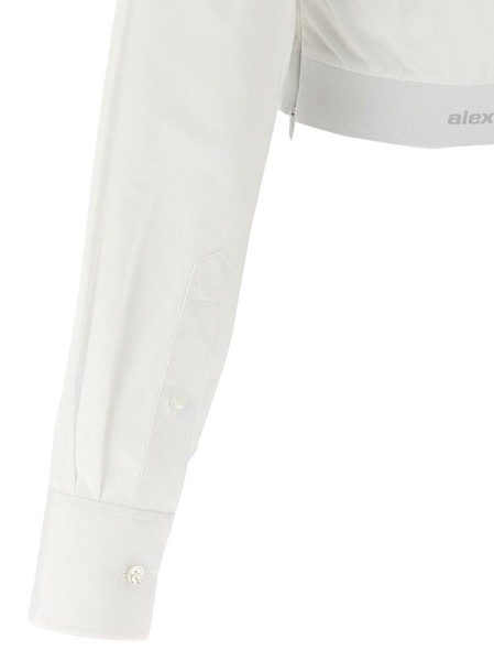 Cropped Shirt Shirt, Blouse White