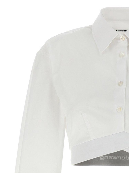 Cropped Shirt Shirt, Blouse White