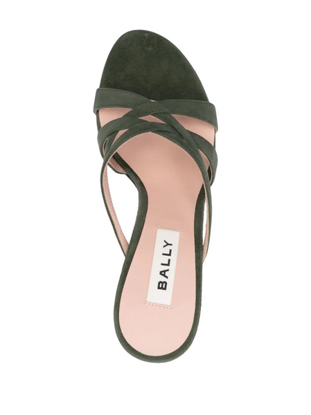 Bally Carolyn Leather Mules