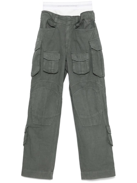 Alexander Wang Pre-Styled Brief Waistband Cargo Pants Clothing