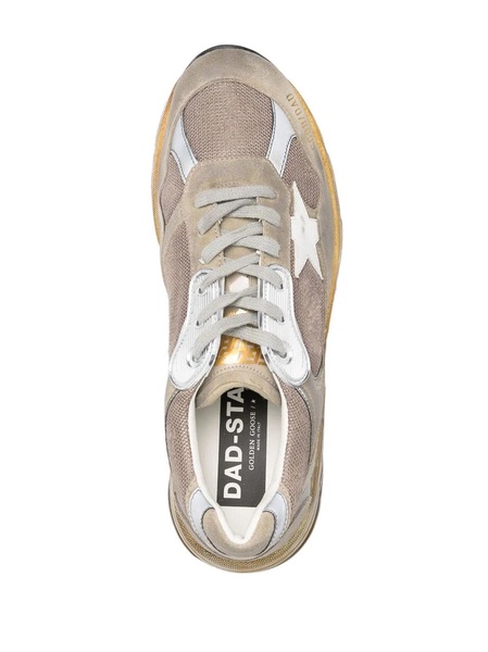Golden Goose Men Dad-Star Leather Sneakers