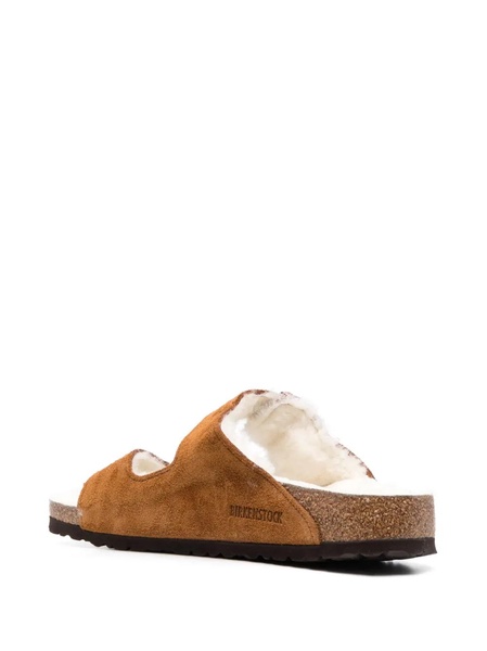 Birkenstock Women's Arizona Shearling Slim-Fit Sandals - UK 3.5