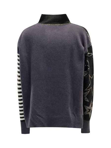 Brand Unique Grey Wool Sweater
